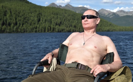 Pihenő Putyin és Oroszország, mint egy élő