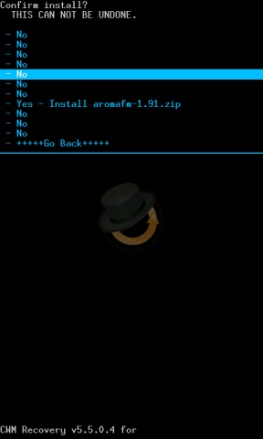 Cum de a accesa fișierele Android din recuperare utilizând aroma filemanager