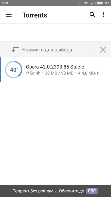 Cum se descarcă torrentul pe instrucțiunile detaliate de la Android