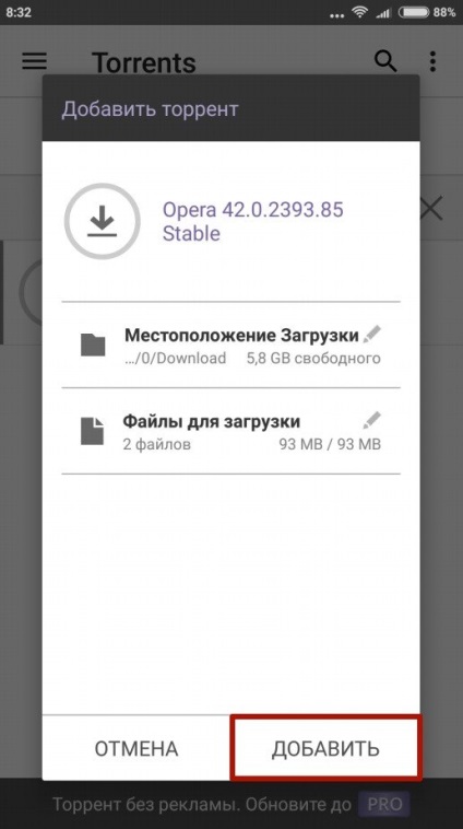 Cum se descarcă torrentul pe instrucțiunile detaliate de la Android