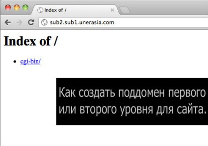 Cum se creează un subdomeniu pentru un site