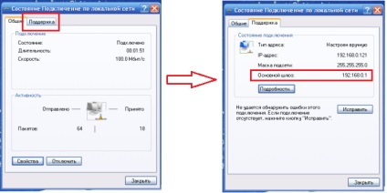 Hogyan találjuk meg az IP-cím a router és w