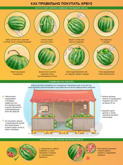Cum de a alege pepene verde corecte și dulce