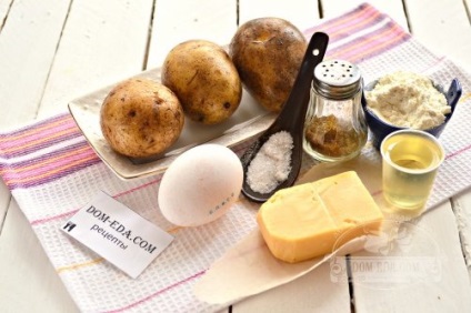 Clătite de cartofi cu rețetă de brânză cu fotografie
