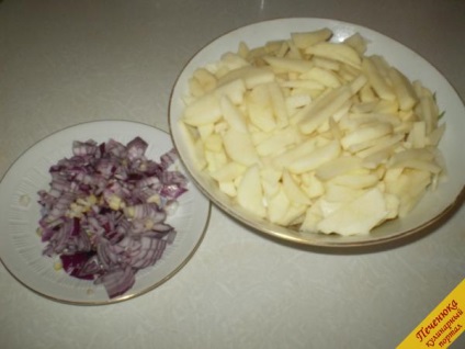 Пържени картофи с гъби (стъпка по стъпка рецепта със снимки)