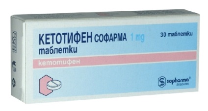 Instrucțiuni privind utilizarea ketotifenului pentru utilizarea comprimatelor din alergii