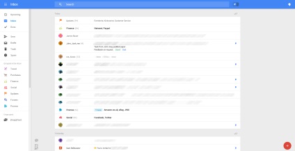 Noua interfață Gmail a computerului pare neobișnuită