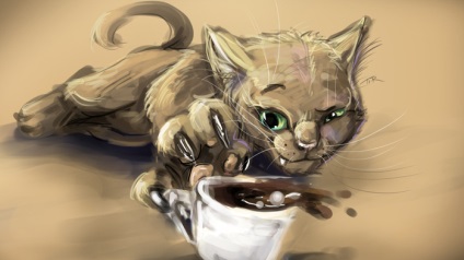 Cat de cafea color