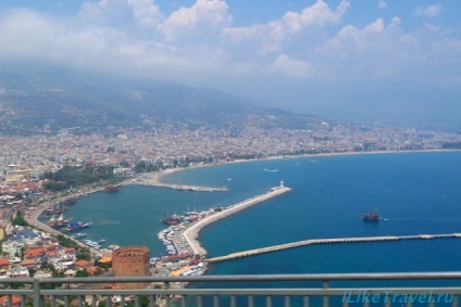 Cetatea Alanyei sau platforma ideală de vizionare din Alanya