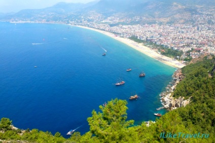 Cetatea Alanyei sau platforma ideală de vizionare din Alanya