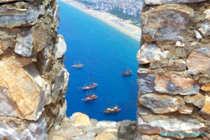 Cetatea Alanyei sau platforma ideală de vizionare din Alanya