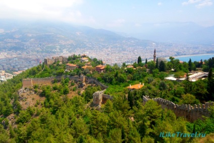 Alanya Castle vagy a tökéletes vizuális platform Alanya