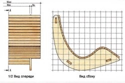 Un scaun balansoar cu mâinile tale realizate din metal în reședința ta de vară