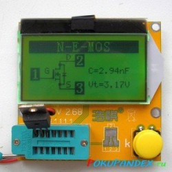 Lcr-t3 lcd esr metru tranzistor tester