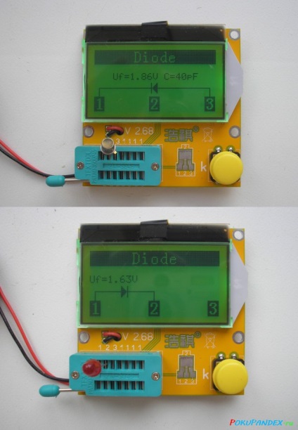 Lcr-t3 lcd esr metru tranzistor tester