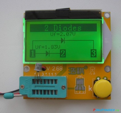 Lcr-t3 lcd esr metru tranzistor tester