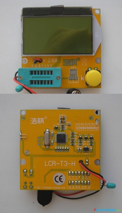 Lcr-t3 lcd esr metru tranzistor tester