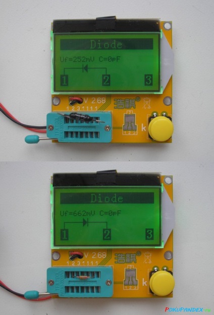 Lcr-t3 lcd esr metru tranzistor tester