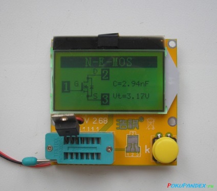 Lcr-t3 lcd esr metru tranzistor tester