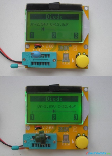 Lcr-t3 lcd esr metru tranzistor tester