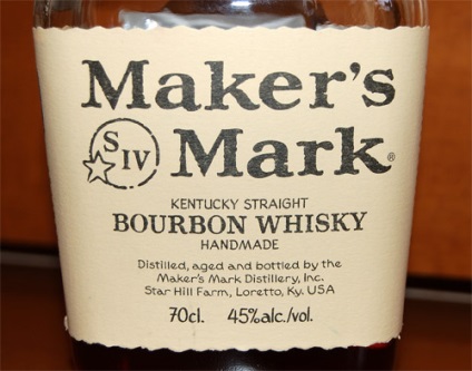 Eticheta creatorului kentucky whisky manual, bourbon, catelus de malț