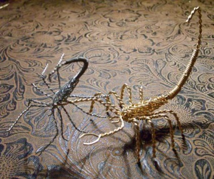Clasa master - scorpion moale din sârmă