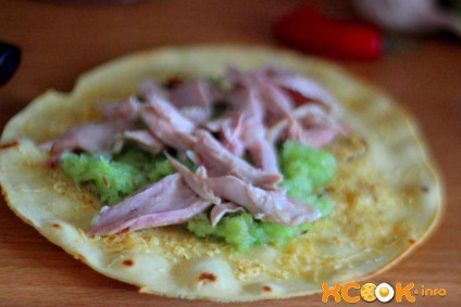 Mexican aperitiv toastados - rețetă pentru tortilla cu pui și legume