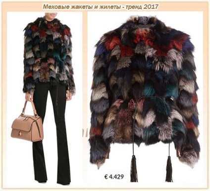 Jachete de blană și veste - tendință la modă 2017