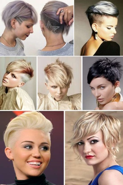 Modă și frumoase coafuri pentru părul scurt pentru femei
