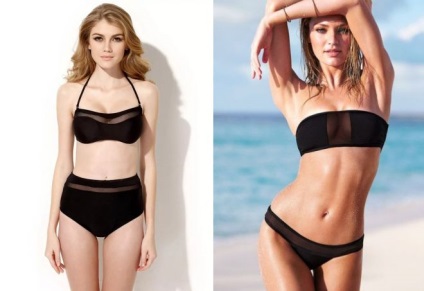 Modă costume de baie negre - coezive și separate, retro și bikini, bando și pushup