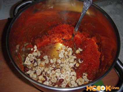 Sárgarépa édességet cezerye - főzés recept egy fotó