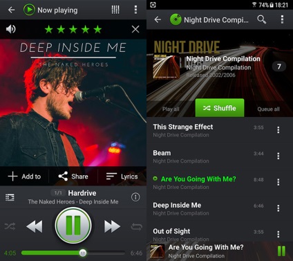 Music player pentru Android, cel mai bun player pe Android