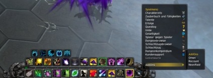 Nmainbar - addons wow, wow csal spidhak hibákat