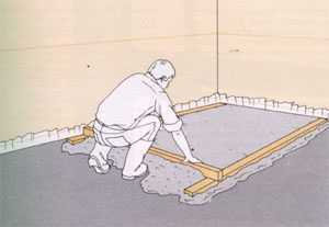 Am nevoie de o mistrie pentru beton atunci când vărsam podeaua?