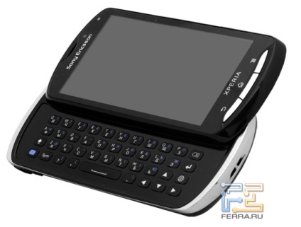 Áttekintés qwerty okostelefon Sony Ericsson Xperia pro