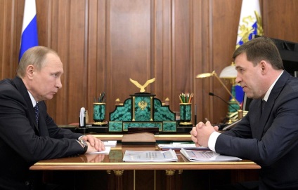 Putin a aprobat realegerea șefului regiunii așa cum a înțeles în Ekaterinburg întâlnirea din Kremlin