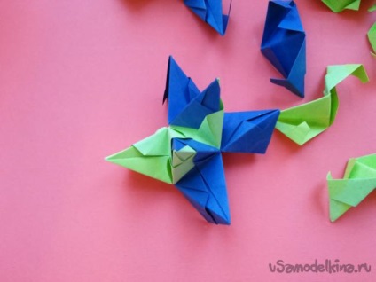 Origami - faceți steaua lui Kusudamu