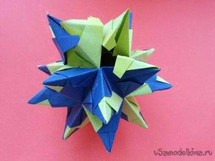 Origami - faceți steaua lui Kusudamu