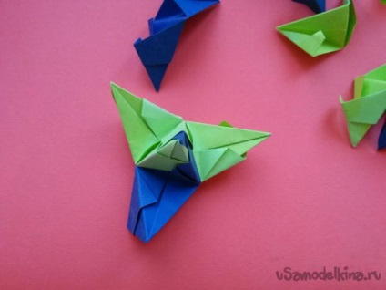 Origami - faceți steaua lui Kusudamu