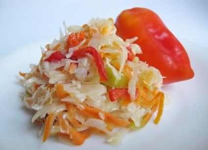 Salata de toamna pentru iarnă cu varză, rețete, cum să gătești simplu din legume, frunze, pentru tot