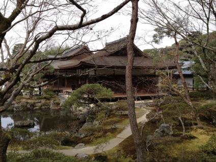 Vacanțe cu copii ginkakuji (pavilion de argint) în Kyoto - fotografie - vacanță cu copii singuri