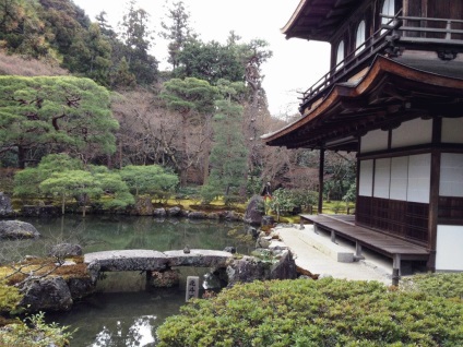 Vacanțe cu copii ginkakuji (pavilion de argint) în Kyoto - fotografie - vacanță cu copii singuri