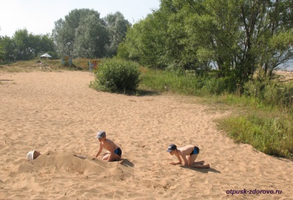 Vacanțe cu copii în vara pe Volga