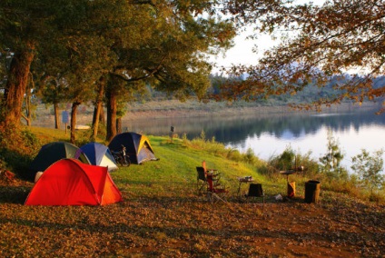 Tent turistic (camping) în Karelia, portal turistic Mari