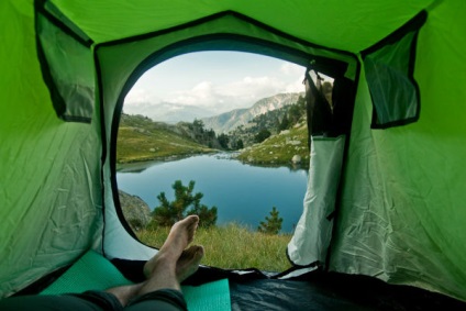 Tent turistic (camping) în Karelia, portal turistic Mari