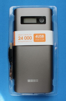 Periferia este o baterie externă cu o capacitate de 24.000 mah, interstep pb240004u, un expert dns club