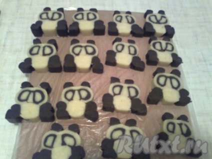 Shortbread cookie - panda - rețetă cu fotografie
