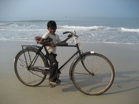 Beach colva în sudul Goa în India - hoteluri, piețe și cumpărături