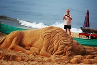 Beach colva în sudul Goa în India - hoteluri, piețe și cumpărături