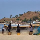 Beach colva în sudul Goa în India - hoteluri, piețe și cumpărături